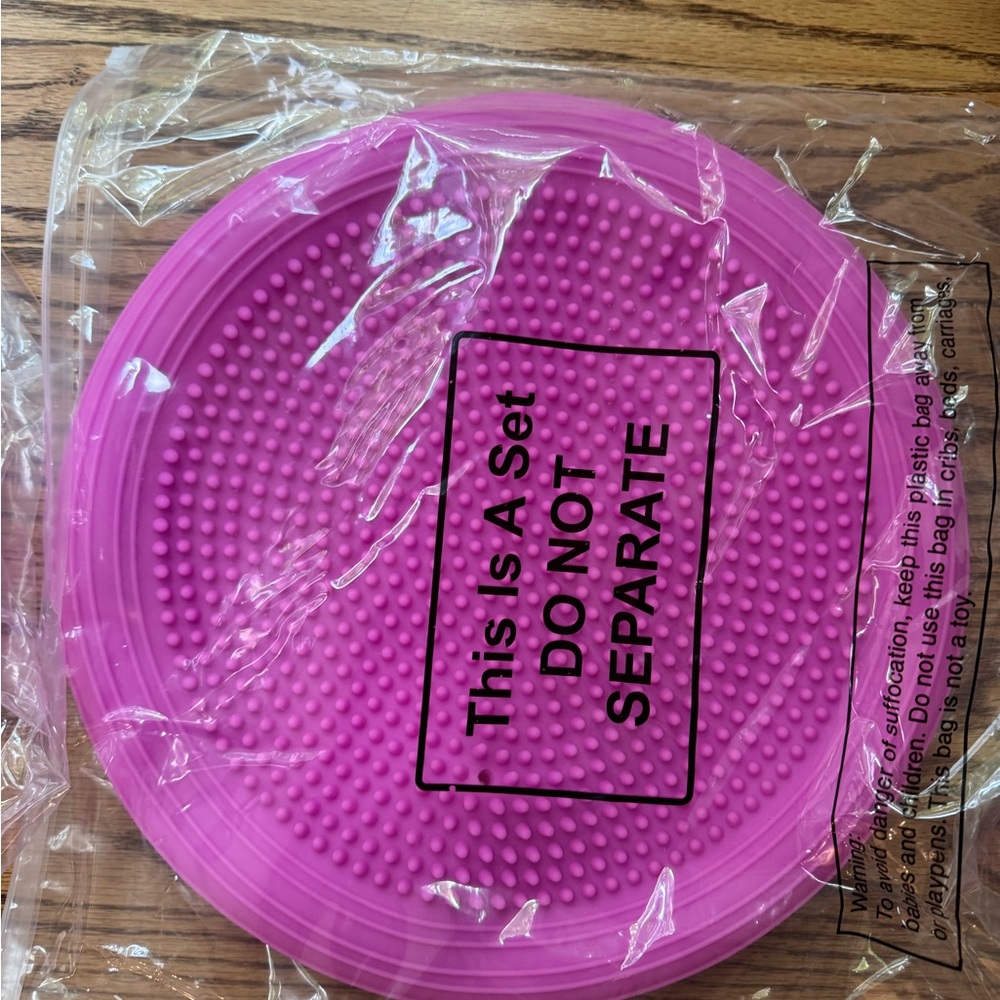 Pink Textured Balance Disc Set - Picture 2 of 3